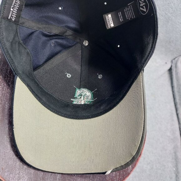 Seattle Mariners Gray & Navy Baseball Cap W/ Logo Embroidery By 47 READ - Picture 10 of 12